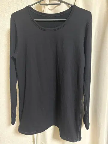 유니클로 HEATTECH 울트라 웜 긴팔 T셔츠 블랙 2개