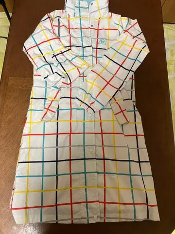 르꼬끄 체크 무늬 레인웨어 원피스 S 사이즈