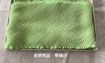 [미사용품] 오비 장식 천 순수 실크 쥐어짜기 오비 장식 천