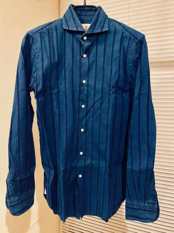 GUY ROVER 셔츠 S 다크 블루