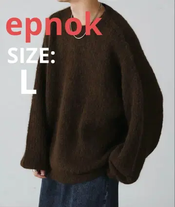 epnok 모헤어라이크 멜란지 니트