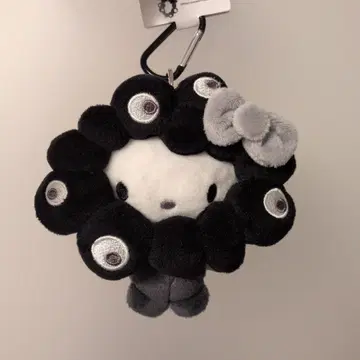 산리오 미야쿠미야쿠 블랙 헬로키티 카라비너 키링 BC