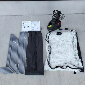 TIGORA 티고라 테니스 연습용 네트 토스 머신 세트