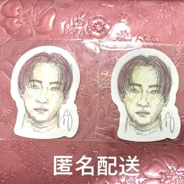 BALLISTIK BOYZ 후카보리 미라이 자화상 스티커 2장 팬클럽