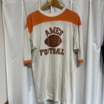 50~60s Ames Football 7부 소매 티셔츠 XL