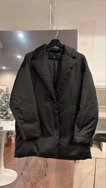 23구 다운 코트 블랙 사이즈 36