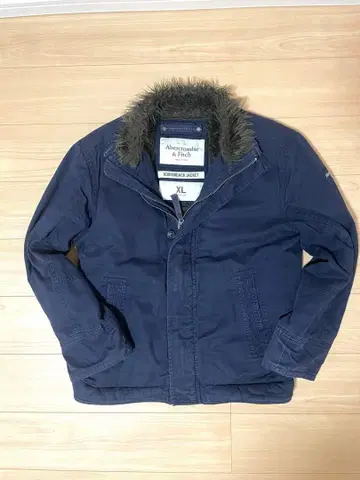 아바크롬비&피치 보아 안감 N-1 밀리터리 자켓 네이비 XL