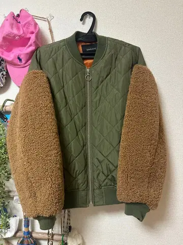 퀼팅 자켓 보아 자켓