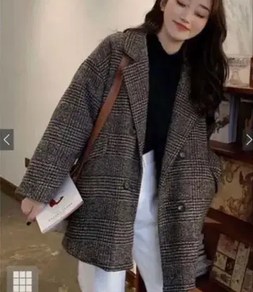 GRL 글렌체크 트위드 자켓 at2131