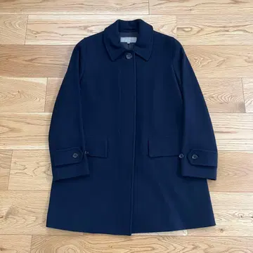 MARGARET HOWELL 네이비 롱 코트
