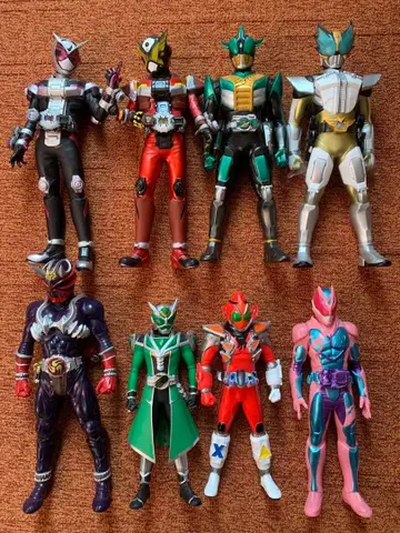 가면라이더 피규어 8체 세트