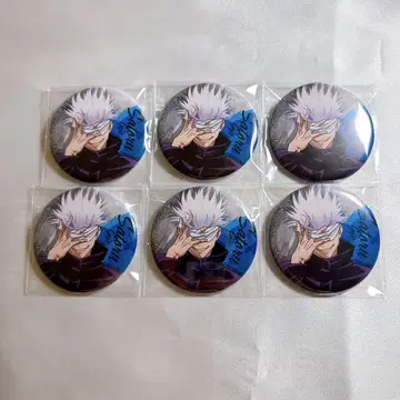 고죠 사토루 베이스 야드 캔뱃지 6개 세트 대교류전 주술회전 주술회전0