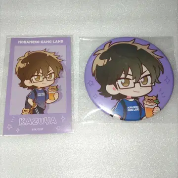 다이아몬드 A [미유키 카즈야] 캐릭터 드링크!! 포토풍 카드 캔뱃지