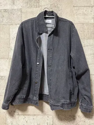 그레이 데님 자켓 XL 사이즈