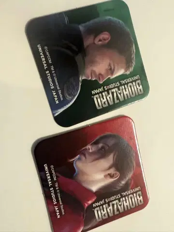 USJ 바이오하자드 코스터 크리스 클레어 2장 세트