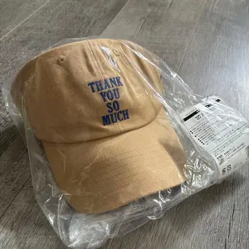 THANK YOU SO MUCH 캡 베이지