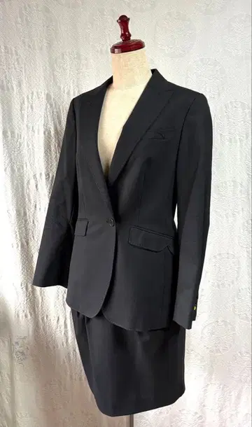 폴스미스 BLACK LABEL 스커트 수트 블랙 상의 42 하의 44