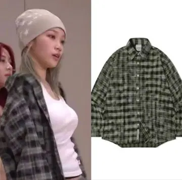 르세라핌 채원 착용 FILLUMINATE 셔츠 M