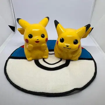 피카츄 저금통 2체 세트 레트로 귀여운 포켓몬