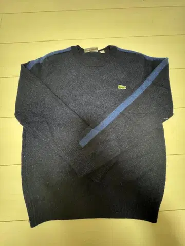 LACOSTE 네이비 긴팔 스웨터 US M