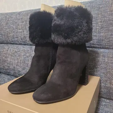 새상품급 BRUNO PREMI 블랙 부티 38 24cm