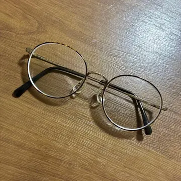 JINS 골드 메탈 라운드 안경 LMF-19A-015