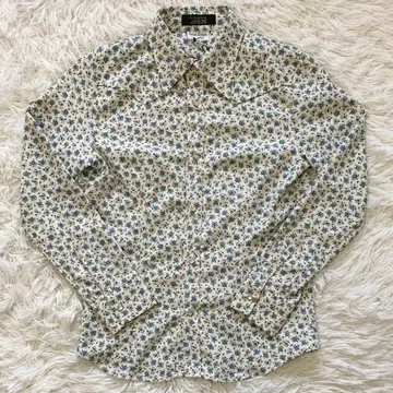 새상품 로페피크닉 콜라보 꽃무늬 셔츠 M 사이즈 스페인산 웨스턴 셔츠
