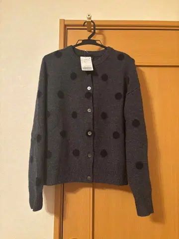 IENA sese DOT 패턴 크루넥 가디건