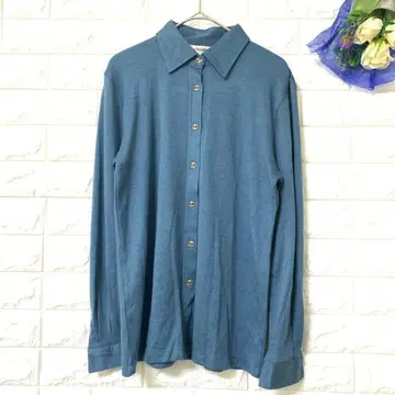 쇼와 레트로 셔츠 블라우스 특이한 버튼 빈티지 70s 60s