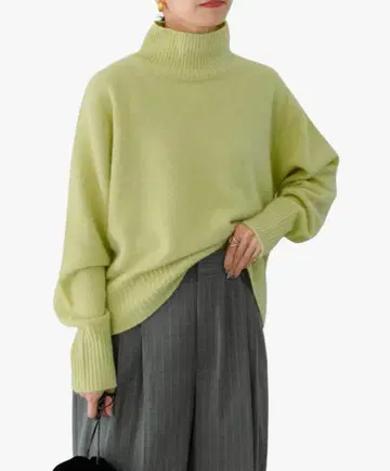 새상품 FOX 혼방 터틀 니트 스웨터