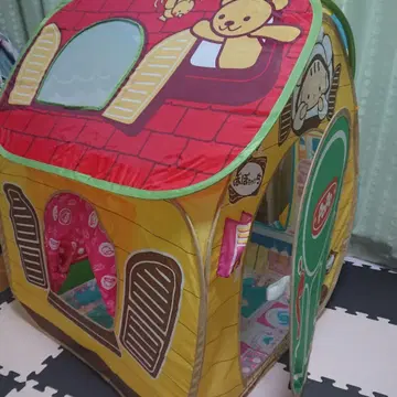 옆집은 편의점! 포포짱 집 띵동 키즈 텐트 플레이 하우스 집 놀이