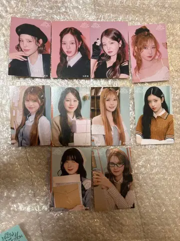 NiziU 회장 복권 E상 스티커 10장 New Emotion