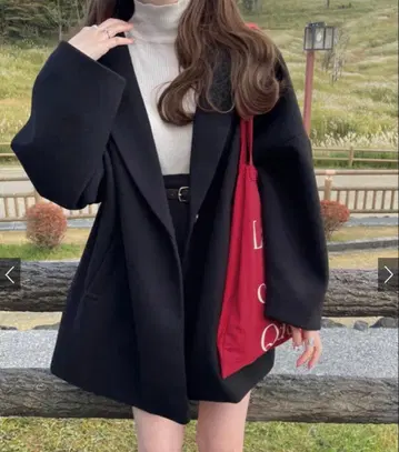 루즈 테일러드 코트[ze585]