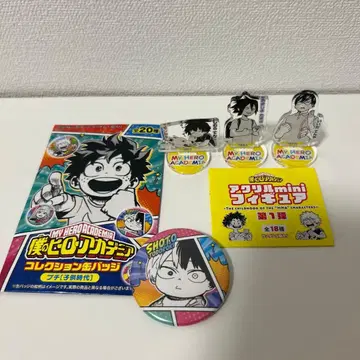 히로아카 컬렉션 캔뱃지 푸치 유년기 아크릴 mini 피규어