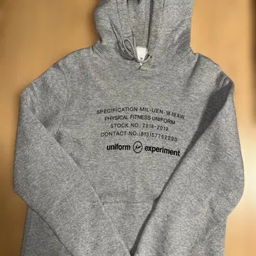 uniform experiment MIL-UEN-18-19AW 후드티