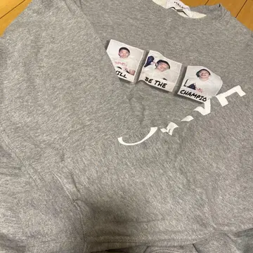 HALEO 그레이 맨투맨 XXL 호리구치 쿄지