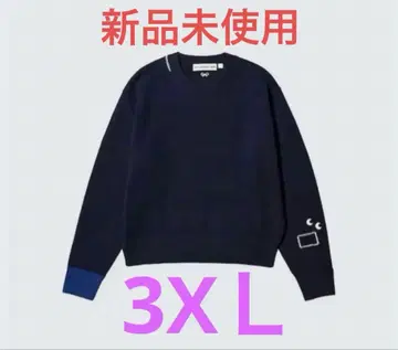 UNIQLO 프리미엄 크루넥 스웨터 3XL 네이비 새상품 아냐