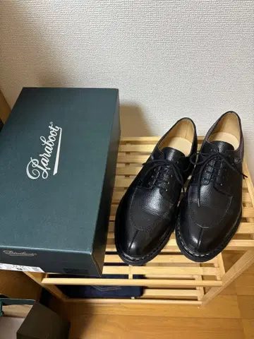 Paraboot AVIGNON 그레인 가죽 케어 크림 세트 UK 6.5