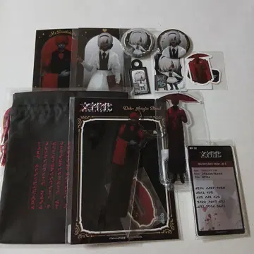 문자화 빨간 우산의 남자 레인코트 주인공 묶음 판매