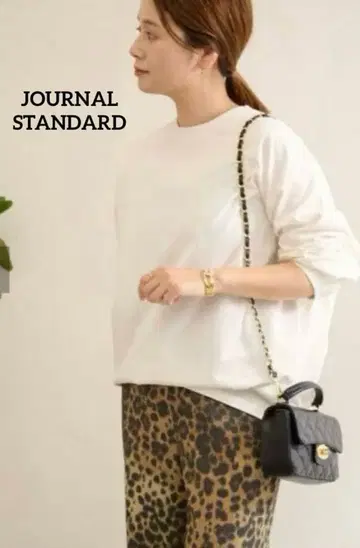 JOURNAL STANDARD 턱 스웨트 셔츠 화이트 프리 사이즈