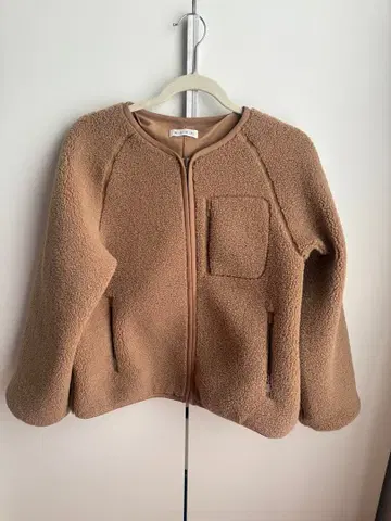 PLST 베이지 플리스 자켓 M