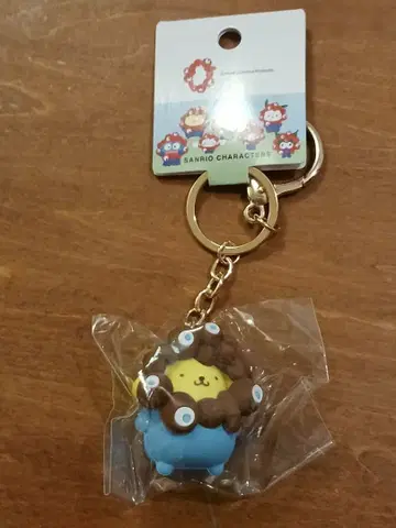 새상품 만박 산리오 먀쿠먀쿠 키링 파스텔 폼폼푸딩