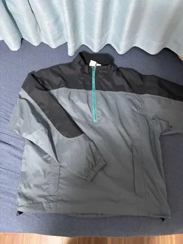 THE NORTH FACE 하프 지퍼 나일론 자켓 드로우 코드 XL