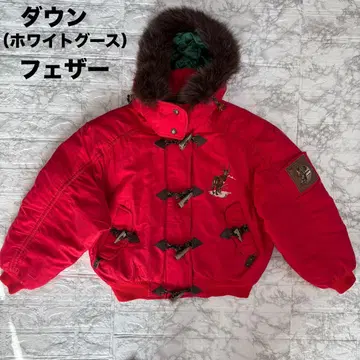 Phenix 다운 자켓 N-2B 레드 짧은 기장 VINTAGE