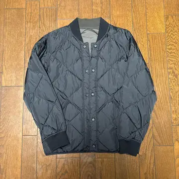 [ UNIQLO U ] 웜 데드스탁 리버서블 블루종 블랙 L 사이즈