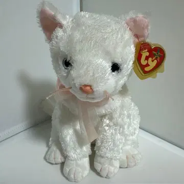 Ty 고양이 봉제 인형 화이트 버디즈