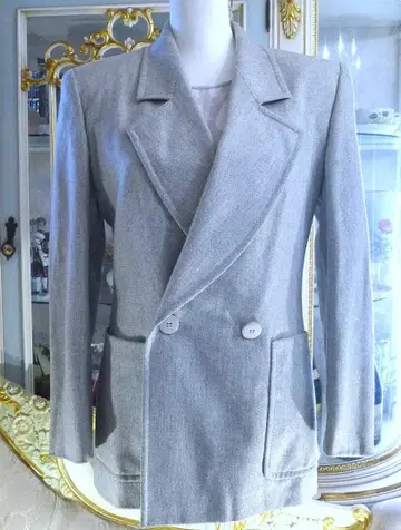 남성용 [ FERRE ] 이탈리아제 라이트 그레이 컬러 캐시미어 울 자켓