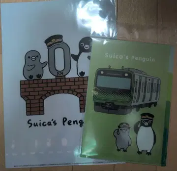 수박 펭귄 클리어 파일 세트