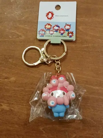 새상품 만박 산리오 미야쿠미야쿠 마스코트 키링 파스텔 마이멜로디