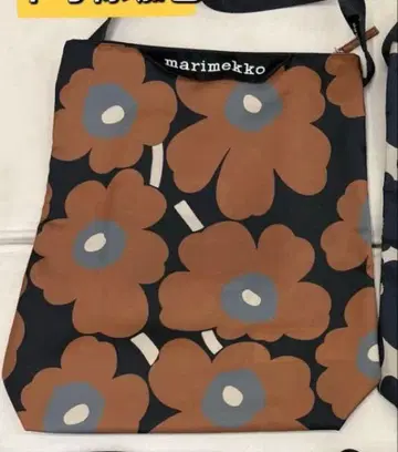 marimekko 플라워 패턴 숄더백